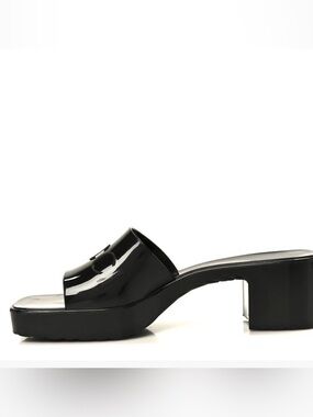 26 NIB Rubber Gucci Logo Womens Platform 20/60mm Slide Sandals